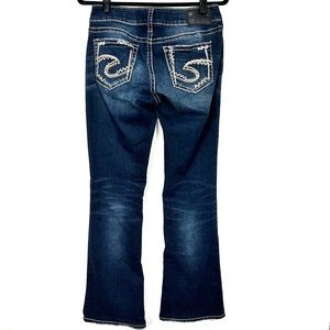 SILVER JEANS suki bootcut dark wash jeans G8